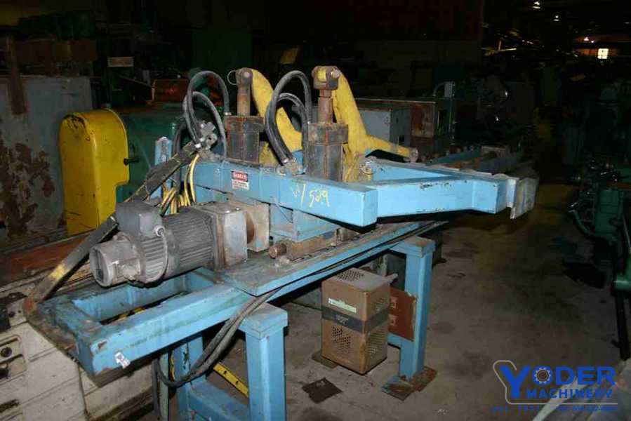 Metalsaw #P506/T2, automatic traversing plate saw, 2" x 60", 72" power Back Gauge, 1984, #17128 - Image 8