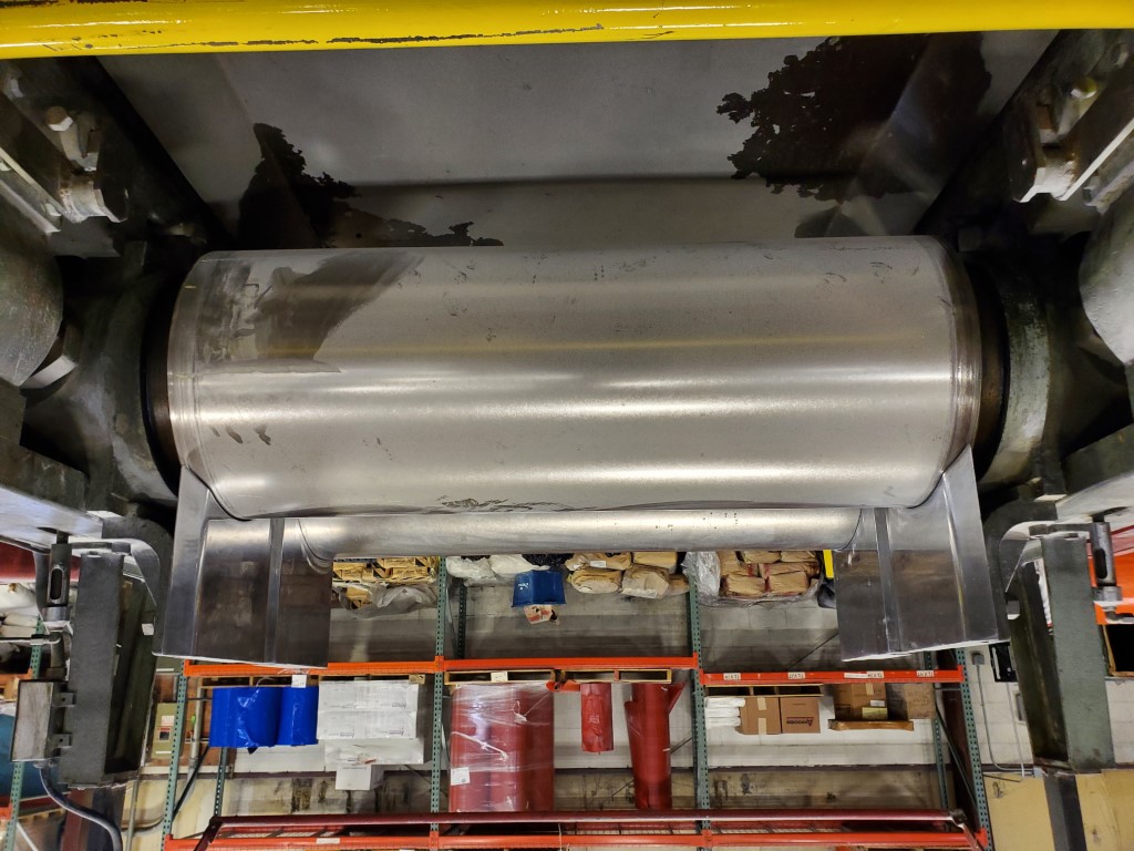 16" x 42" Kobe rubber mill, strip mill, 60 HP, 880 RPM, 460 VAC, Westinghouse starter - Image 7