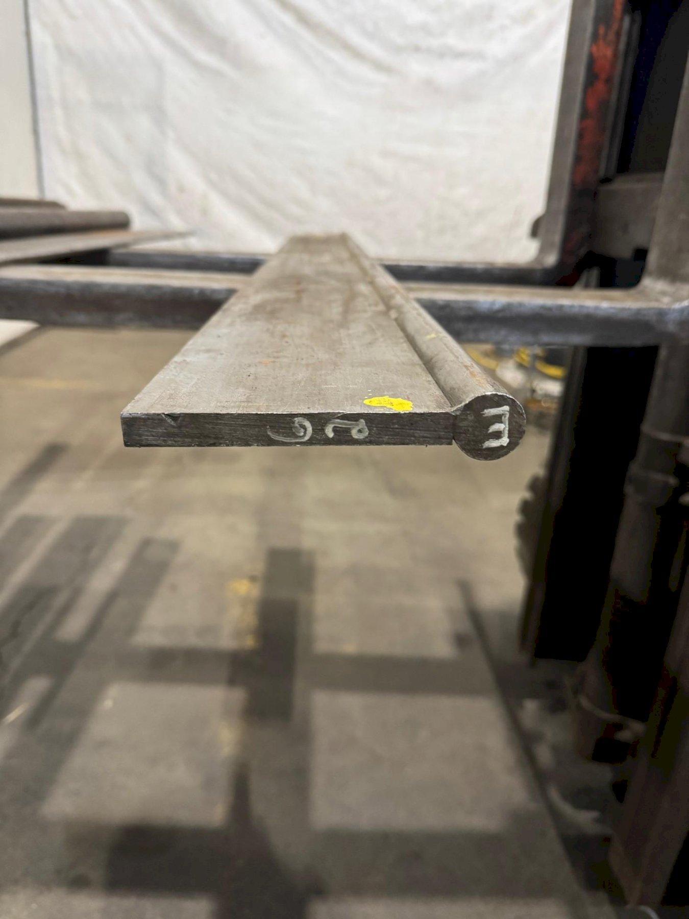 60" L x 5-1/2" - 1" H Press Brake Radius Die, 1/2" tang - Image 1