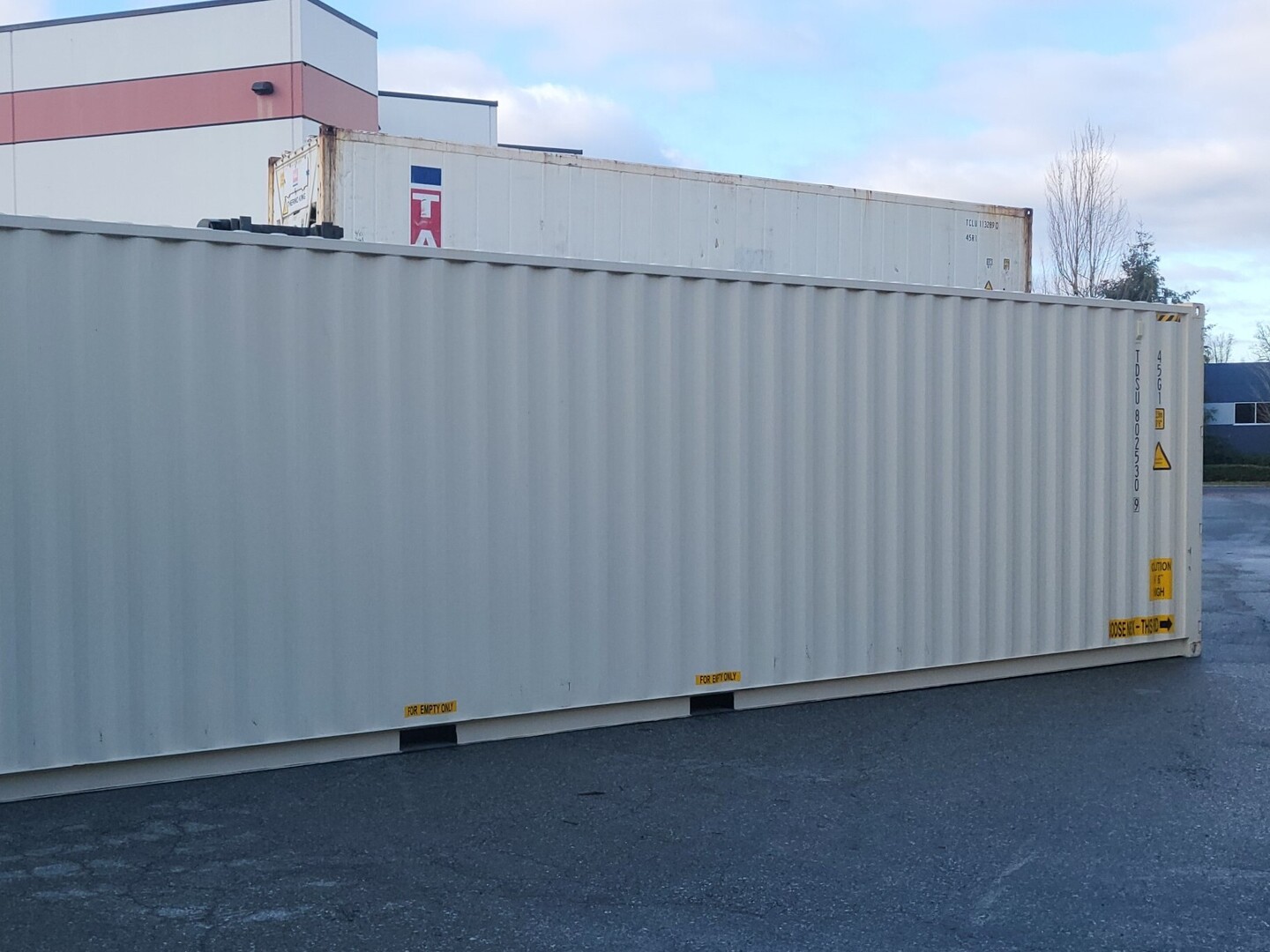 40' High cube double door container, #TDSU8025309, new / one trip - Image 5