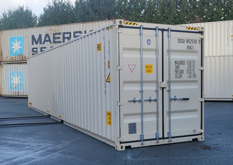 40' High cube double door container, #TDSU8025309, new / one trip - Image 6