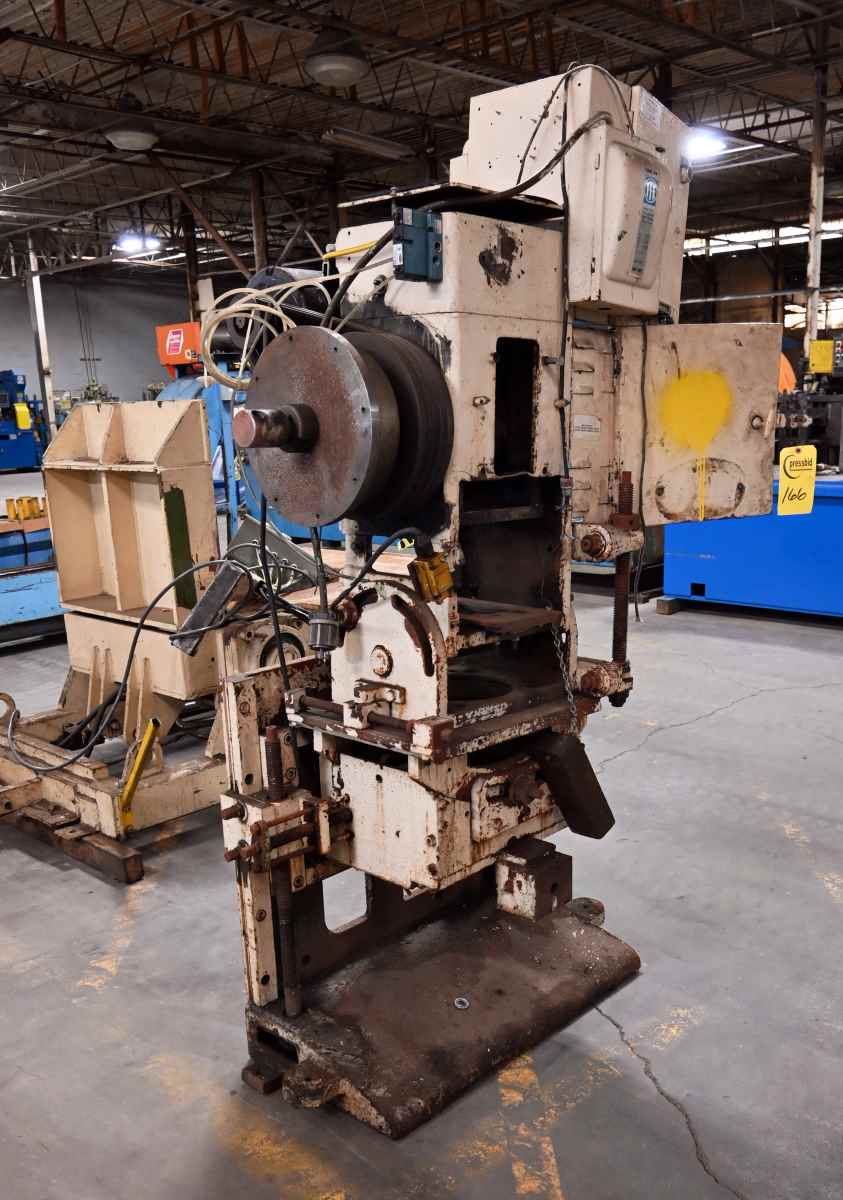 18 Ton, Tishken #COT-6, cut-off press, 3 stroke, 8" Shut Height, 11" open - Image 2