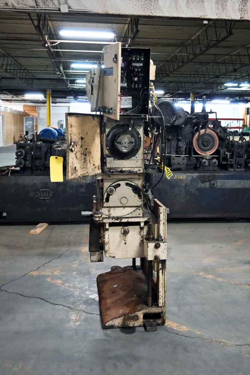 18 Ton, Tishken #COT-6, cut-off press, 3 stroke, 8" Shut Height, 11" open - Image 3