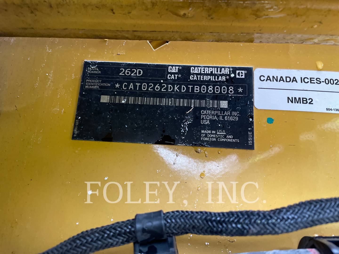 Cat 262D, Skid Steer Loader, 906 hours, S/N: DTB08008, 2018 - Image 6