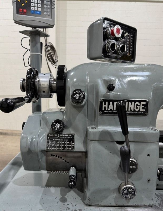 11" x 18" Hardinge #HLV-H, precision lathe, inch thread, taper, 5C collet, compound cross, 1993 - Image 7
