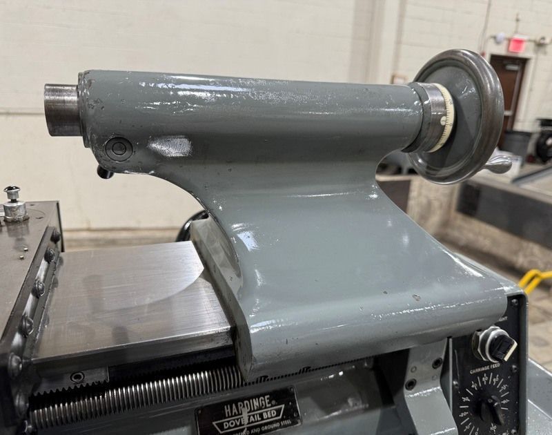 11" x 18" Hardinge #HLV-H, precision lathe, inch thread, taper, 5C collet, compound cross, 1993 - Image 10