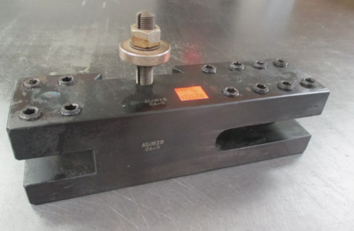 Aloris #CA-9 multi-purpose quick change lathe tool holder, new - Image 1