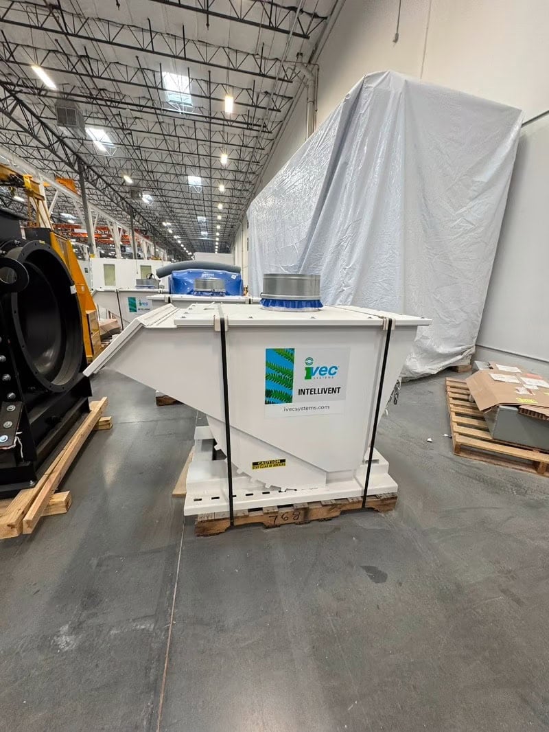 20000 cfm @ 30" S.P. Hastings dust collector, 125 HP, never installed, 2023 - Image 3