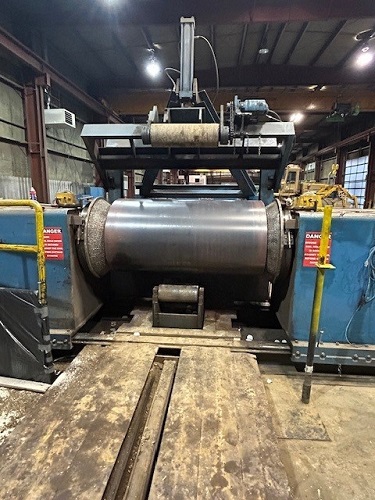 72" x .375" Cauffiel / McKay, Cut-To-Length line, 50000 lb., L to R, closed loop hydraulic system - Image 4
