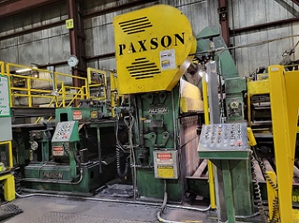 72" x .25" Paxson, Cut-To-Length line, 2 levelers, 50000 lb., 150 FPM, complete line - Image 1