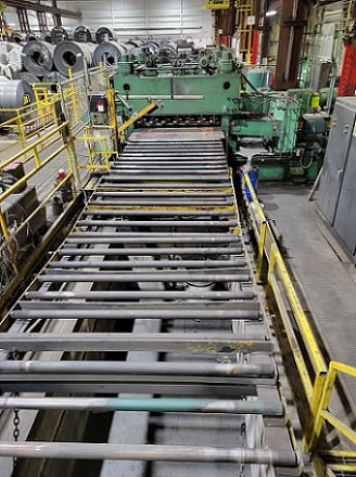 72" x .25" Paxson, Cut-To-Length line, 2 levelers, 50000 lb., 150 FPM, complete line - Image 4