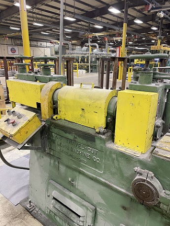 1/4" Lewis #4F, straight & cut machine with 12' rack, 200 FPM - Image 1