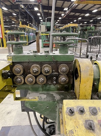 1/4" Lewis #4F, straight & cut machine with 12' rack, 200 FPM - Image 4