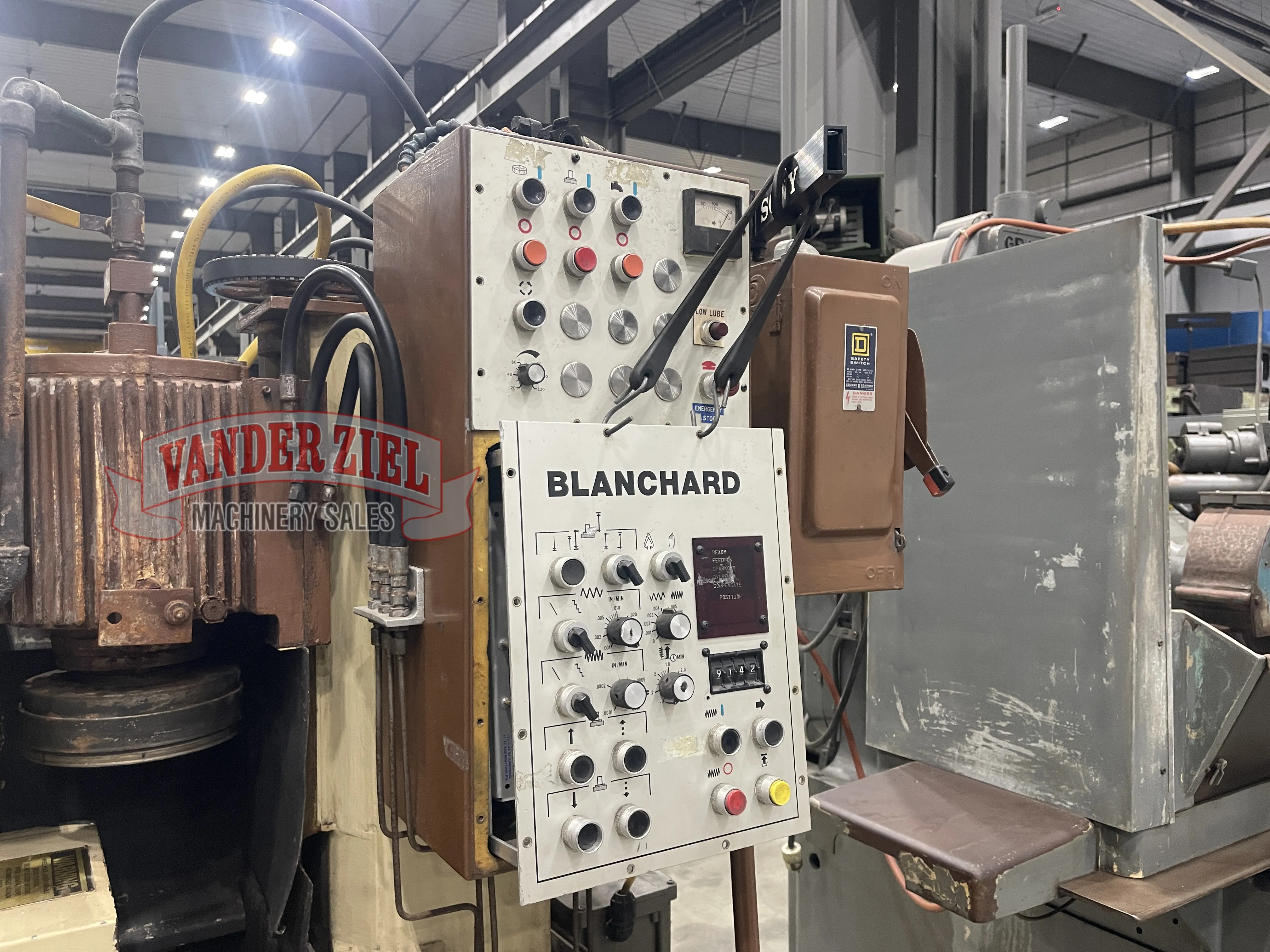 Blanchard #8AD-12, rotary grinder, 12" table diameter, 14" swing, 8" x 3" x 6-1/2" grinding wheel - Image 5