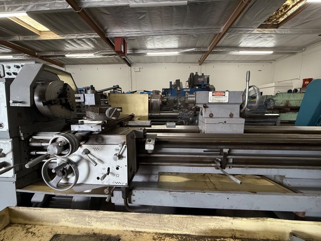 24" x 120" Polamco #TUR-63, engine lathe, 18-1800 RPM, 3.5" spindle hole,Steady Rest, (2)chucks,tailstock - Image 2