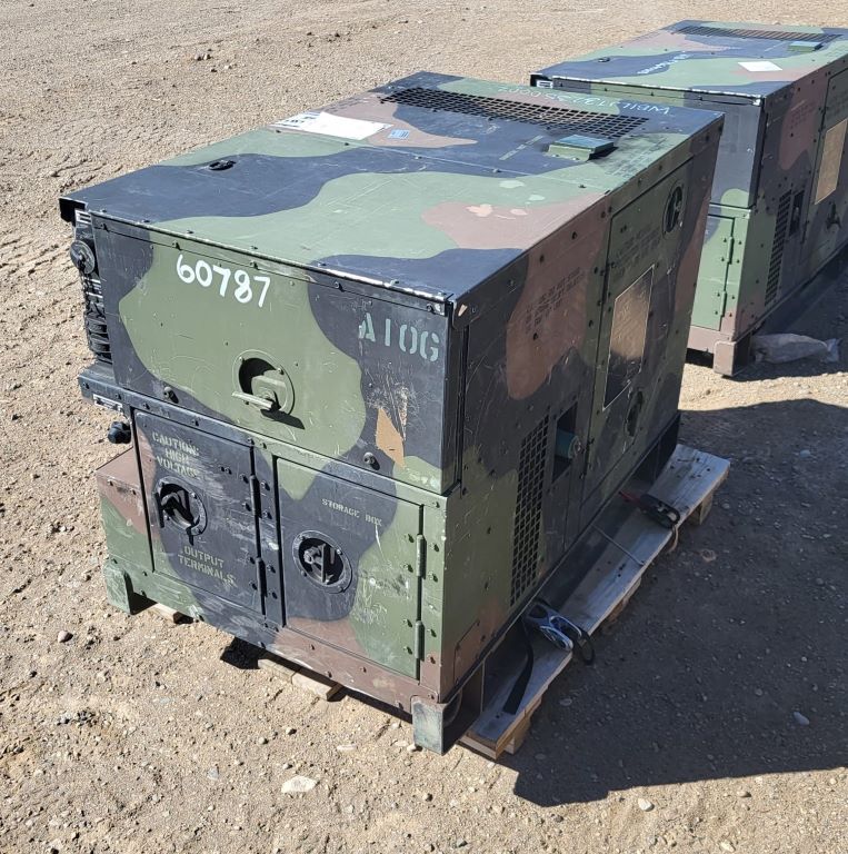 5 KW Fermont #MEP-802A, Diesel Generator, 5 gallon Tank, 120/208 Volts, 1800 RPM, 1733.3 hours - Image 3