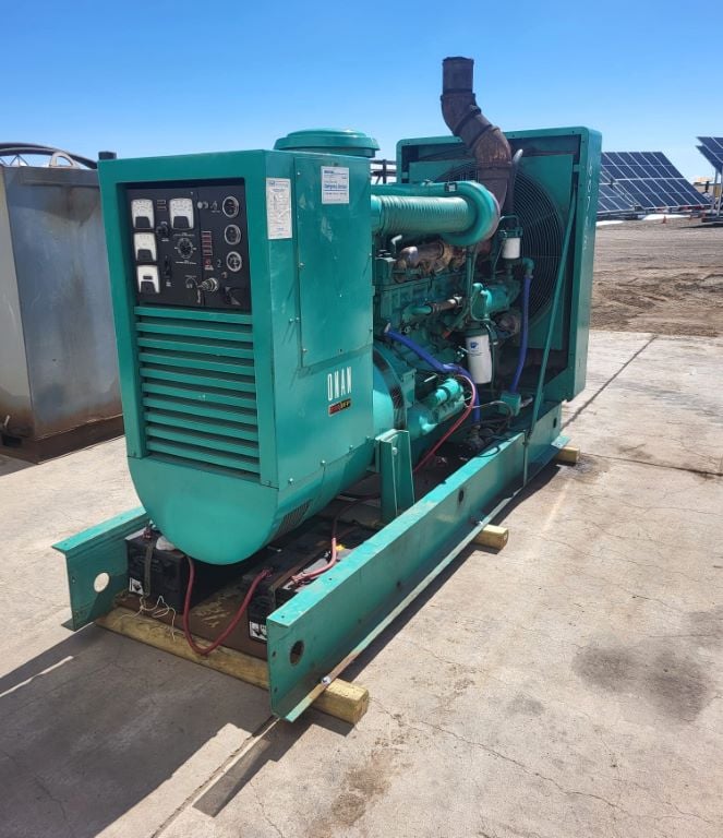 230 KW Onan #230.ODFP-17R/20789, Diesel Generator, 277/480 Volts, 1800 ...