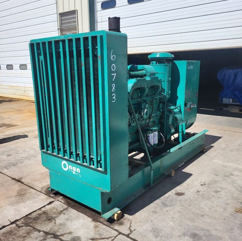 230 KW Onan #230.ODFP-17R/20789, Diesel Generator, 277/480 Volts, 1800 ...