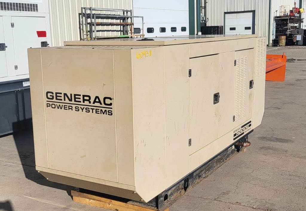 70 KW Generac #2970030100, Natural Gas Generator, 120/240 Volts, 1800 RPM, 3 phase, 107 HP, 88 kVA, 16 hours - Image 2