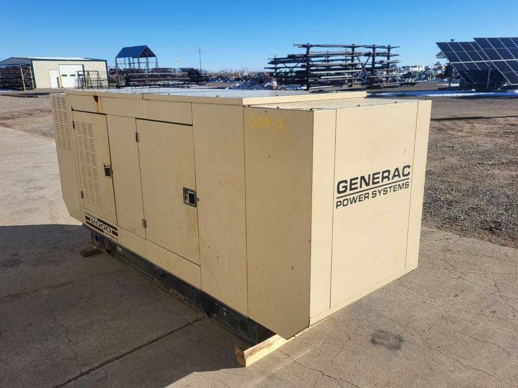 70 KW Generac #2970030100, Natural Gas Generator, 120/240 Volts, 1800 RPM, 3 phase, 107 HP, 88 kVA, 16 hours - Image 3