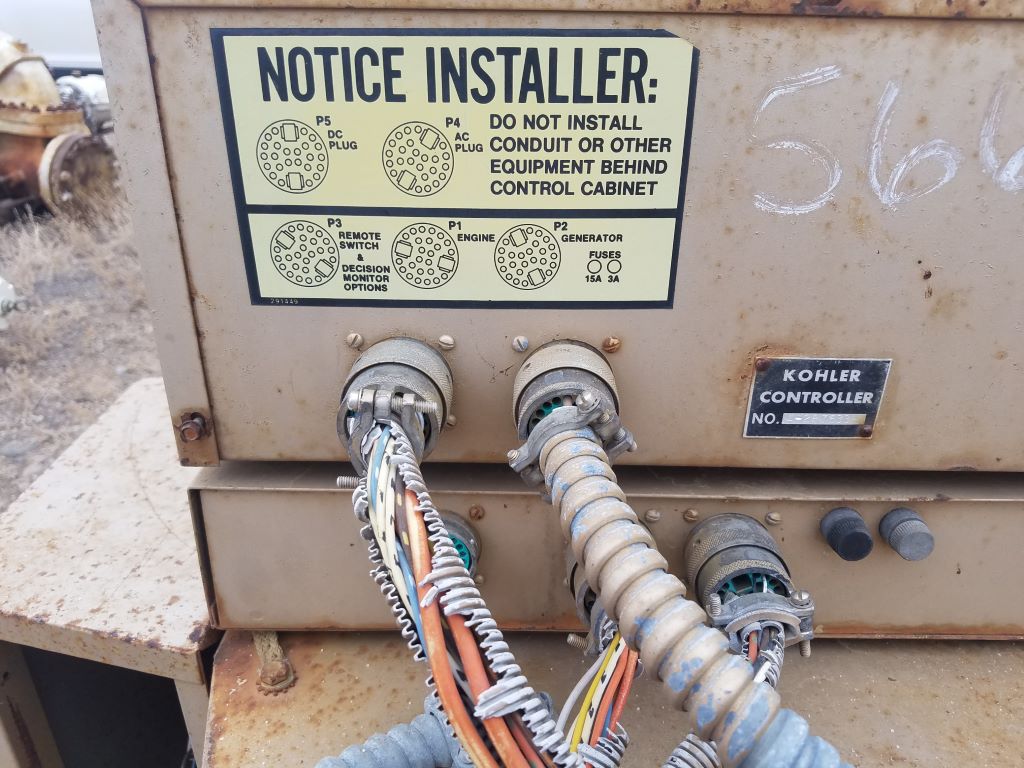 30 KW Kohler #30RZ62, Natural Gas Generator, 120/240 Volts, 1800 RPM, 1 phase, 30 kVA, 841 hours - Image 2
