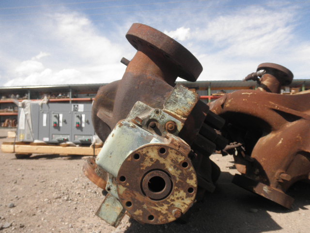 1268 GPM @ 3532' TDH, Goulds #3300-4x6x11, Centrifugal Pump, Horz., bare case, 6-stage, 6" suction, 4" - Image 2