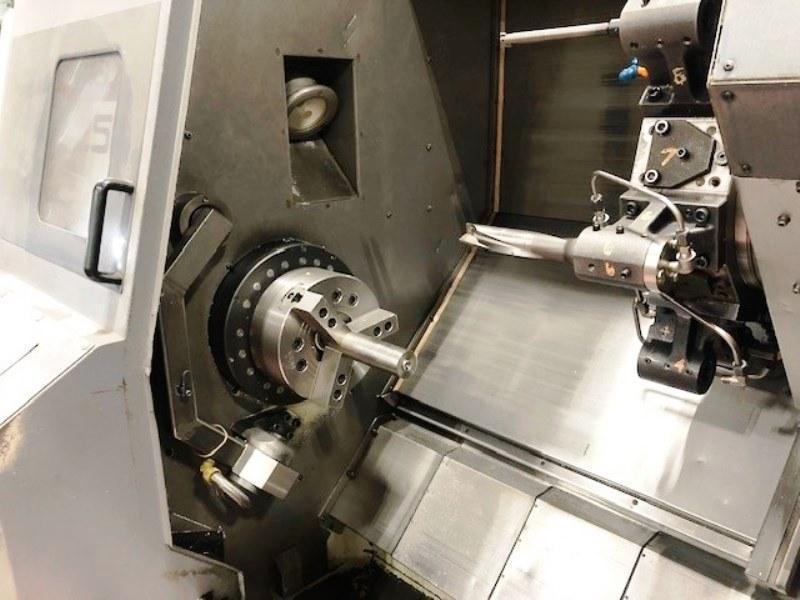 Mori Seiki #SL-25SY, CNC turing machine, MF-D6 controls, 20.4" swing, 10" chuck, 2.6" bar, 1994 - Image 5