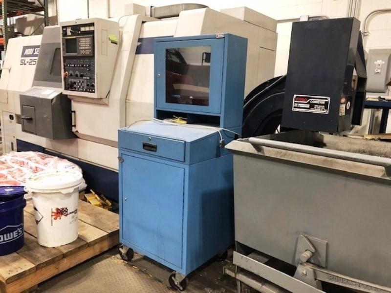 Mori Seiki #SL-25SY, CNC turing machine, MF-D6 controls, 20.4" swing, 10" chuck, 2.6" bar, 1994 - Image 7