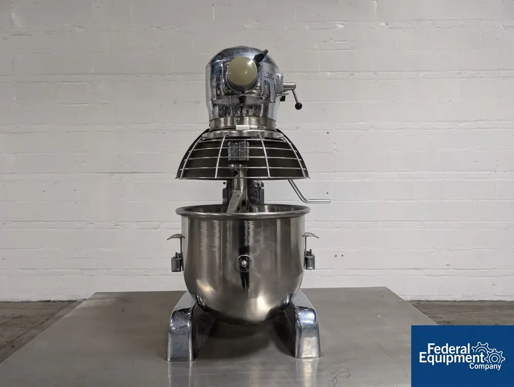 5 gallon Hobart #A-200, Mixer, Stainless Steel, 20 qt, .5 hp, 115V., bowl & beater, mounted on cabinet - Image 7