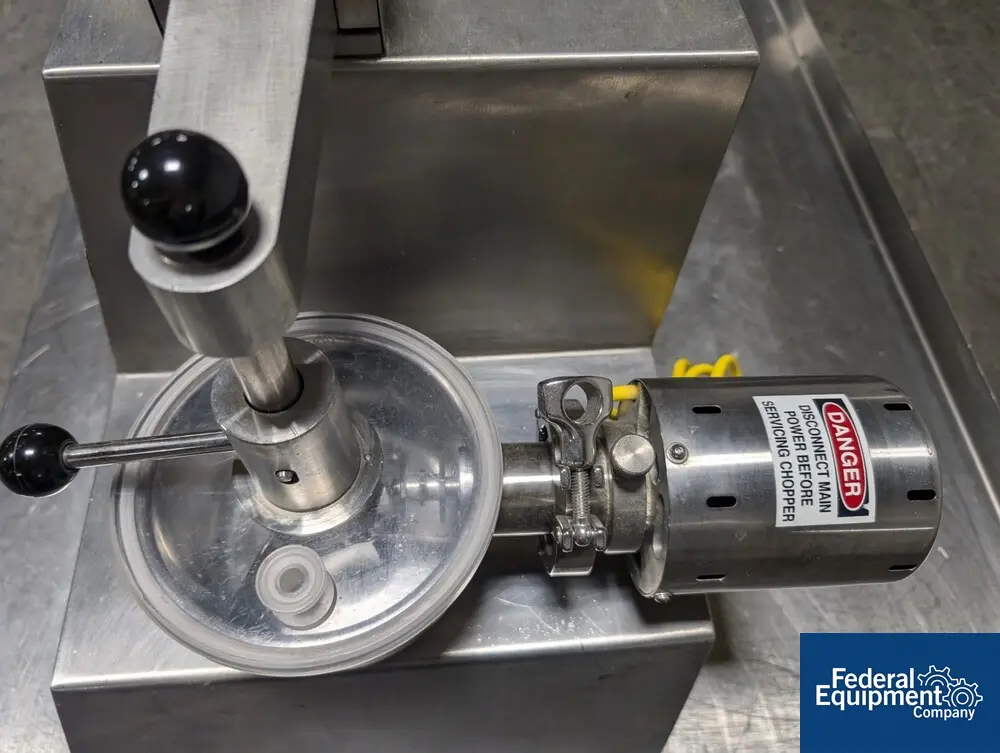 Key #KG5, High Shear Mixer, Stainless Steel, 1 liter bowl, side entering high speed chopper, on base, S/N - Image 7