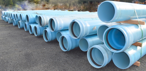 PVC C900 Pipe, 16" - 20', 16 DR 18 EB, MFG. JM Eagle, Blue Brute, 53 pipes available - Image 6