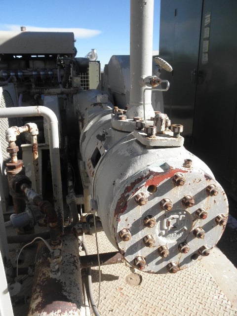 1200 psi Gardner Denver #RLC-1, Reciprocating Compressor, 1-stage, 4.5" cylinder, 145 HP - Image 5