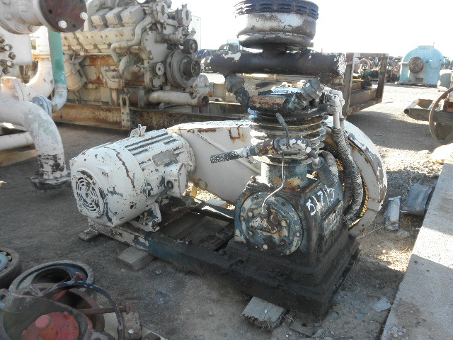 Kellogg #K35, Air Compressor, on skid, 20 HP, 1750 RPM, 208/220/440 V - Image 4