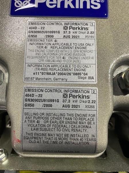 50 HP Caterpillar 3024, Complete Diesel Engine, New - Image 3
