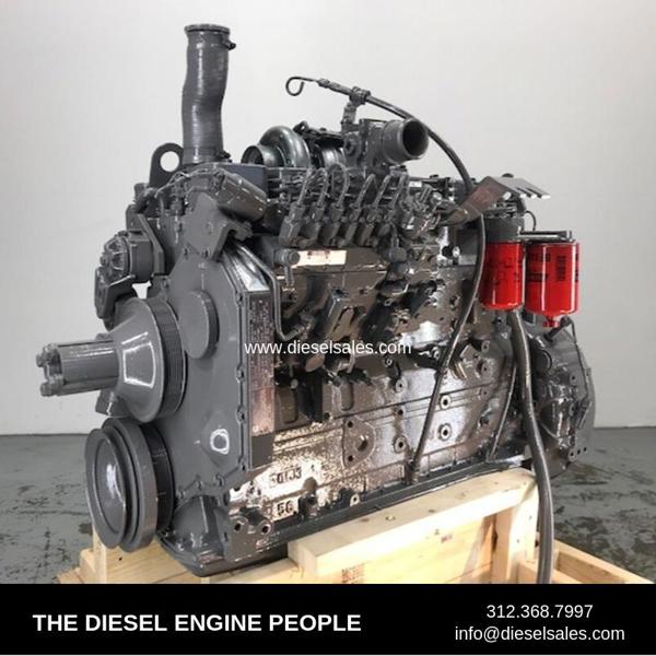 179 -246 HP Komatsu SAA6D114, Complete Diesel Engine, Rebuilt - Image 6