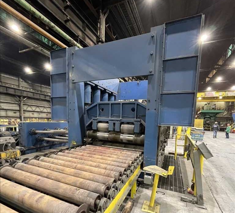 62.5" x 4" Cauffiel, sraightener, 84" roll face width, 7 rolls, 11.75" roll diameter, 200 HP, 1785 RPM, 480 V. - Image 3