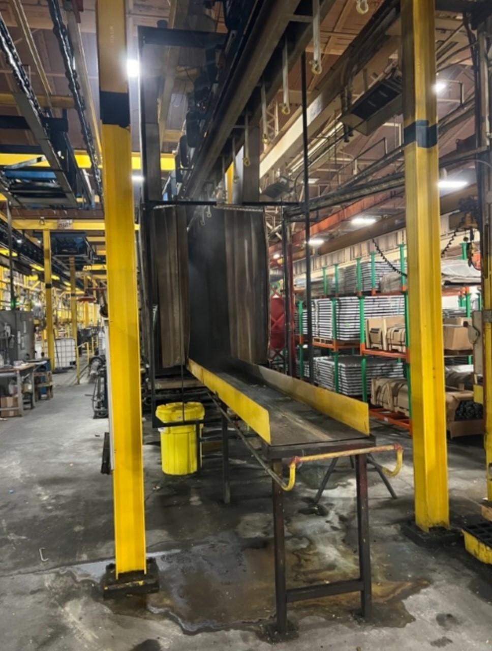 10 Gun Powder coating line, w/Nordson Color Max and 4 stage washer - Image 7