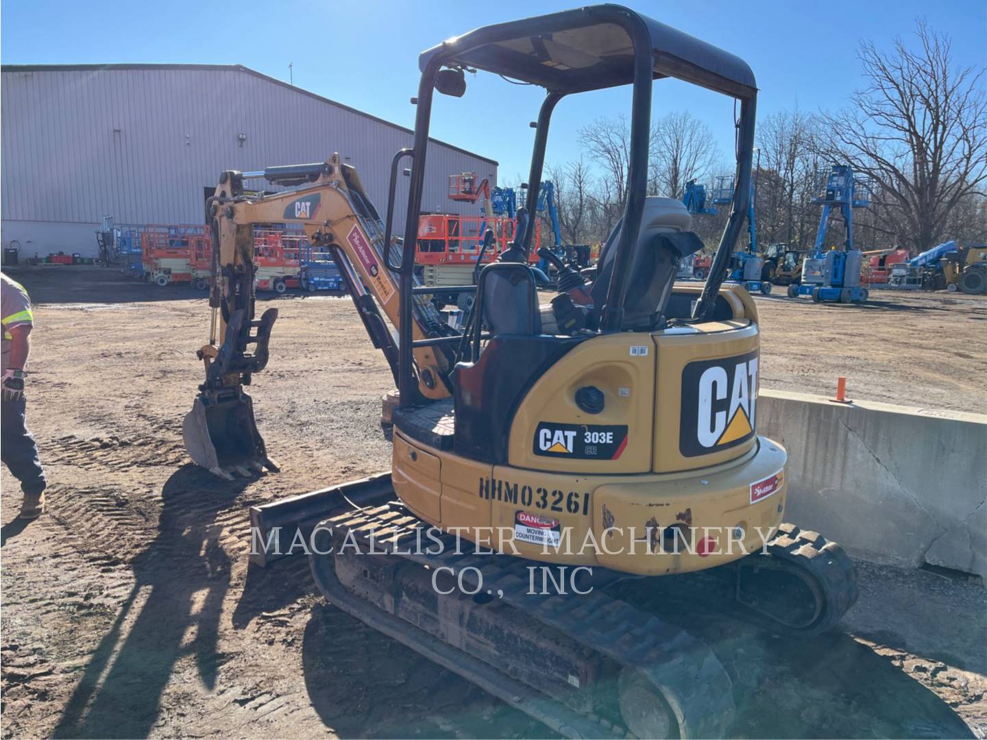 Caterpillar 303ECR, 2625 hours, S/N: HHM03261, 2018 - Image 4