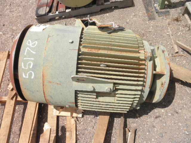 60 HP 1175 RPM Reliance, Frame 404LP, TEFC, 1.0 service factor, 575 Volts - Image 1