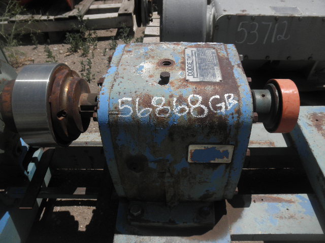 30 HP @ 1750 RPM, Dodge #DR400A, inline gearbox, 153 RPM out, 11.40 :1 ratio, coupled to Wheatley quintuplex - Image 7