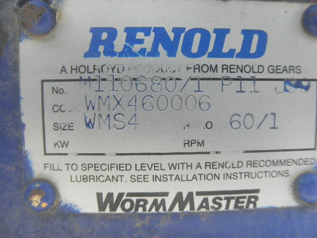 154 HP, Renold #M110680/1P11, inline gearbox, 60.00 :1 ratio - Image 5