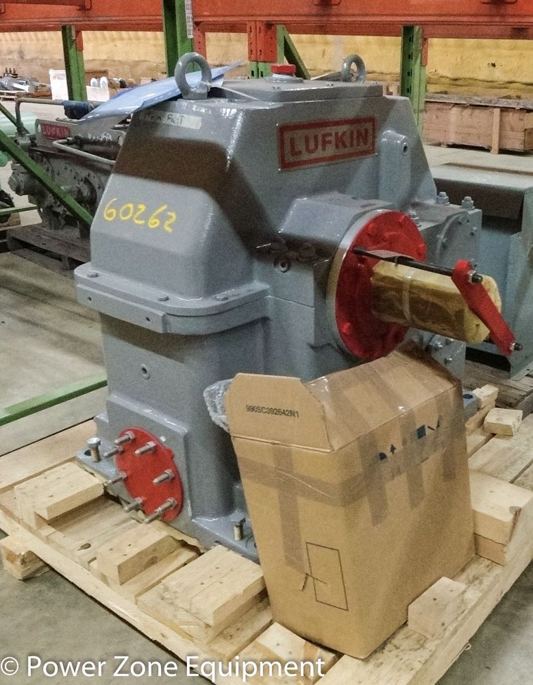 3500 HP @ 1778 RPM, Lufkin #N1404C, parallel shaft gearbox, 3121 RPM out, 1.75 :1 ratio, unused surplus - Image 1