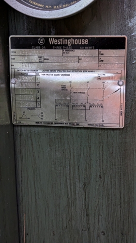 150 KVA 12470 Primary, 208Y/120 Secondary, Westinghouse - Image 6