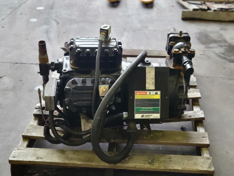75 cfm, 300 psi, Copeland #6DP3A3500TSE211, refrigeration duty compressor, 35 HP - Image 9