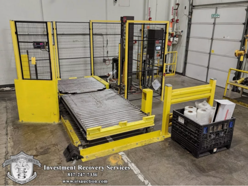 Orion #CTS, shrink wrapper with Rice Lake weighing station, digital read out - Image 1