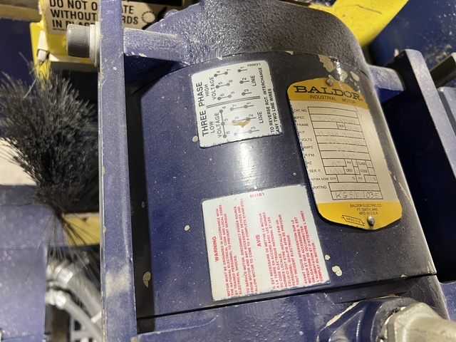 Jenkins double end tenoner, single station with (2) trim saws, Opens to 8', very good condition - Image 6