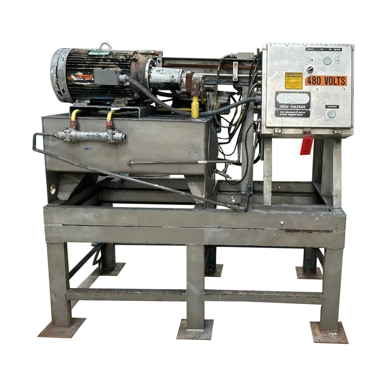 Turbo Vogt #BP360, ice block press, 20 HP, 1750 RPM, 230/460 V., 3-phase, Fr.256T, 2024 - Image 1