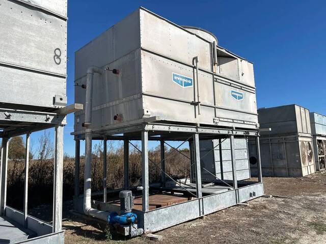 967 Ton, Evapco #ATC-967B, evaporative condenser, 155300 cfm, 400 psig, 60 HP motor, 2002 - Image 3