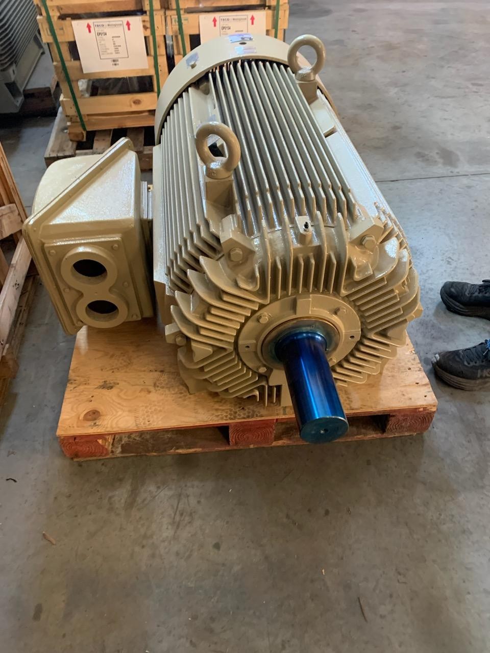 350 HP 1788 RPM Teco Westinghouse, Frame 449TY, TEFC, BB, 460 Volts - Image 2