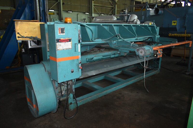 10 gauge x 10' Wysong #1010 CNC, Wysong PC100 Control, 36" back gauge, adjustable rake, no pit - Image 2